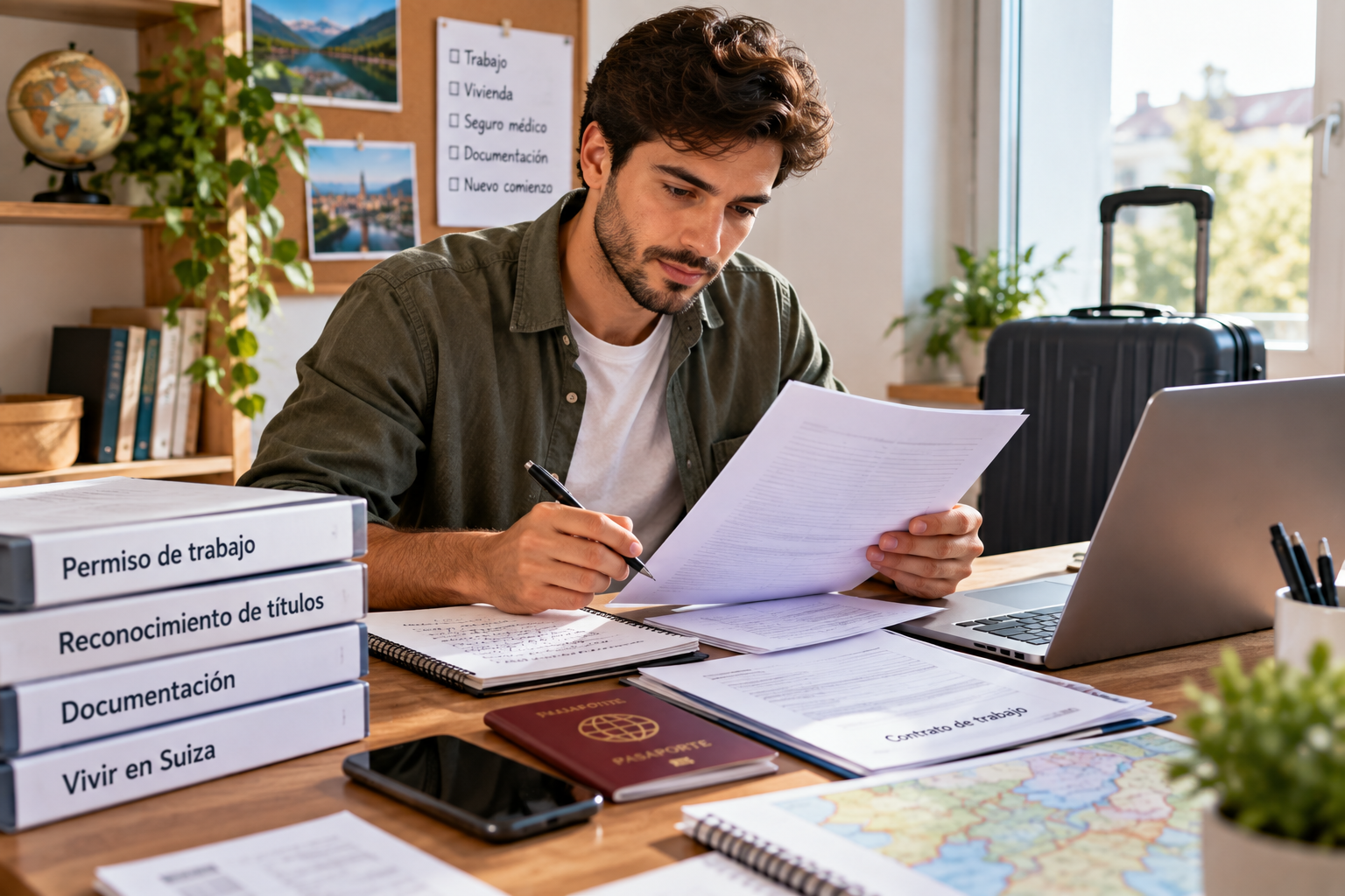 ¿Qué permisos de trabajo existen en Suiza?